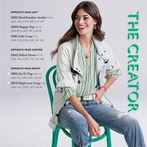 Like new CABI Awning Stripe Green & White Striped Blouse Size Medium